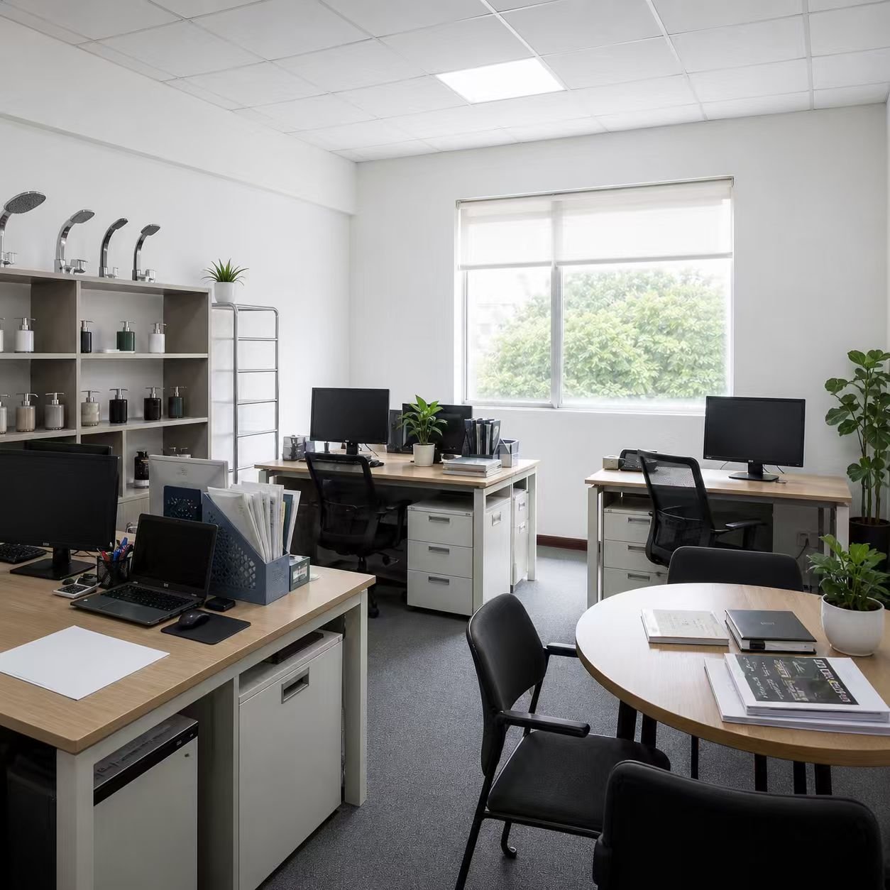 NINGJUN office and showroom workspace