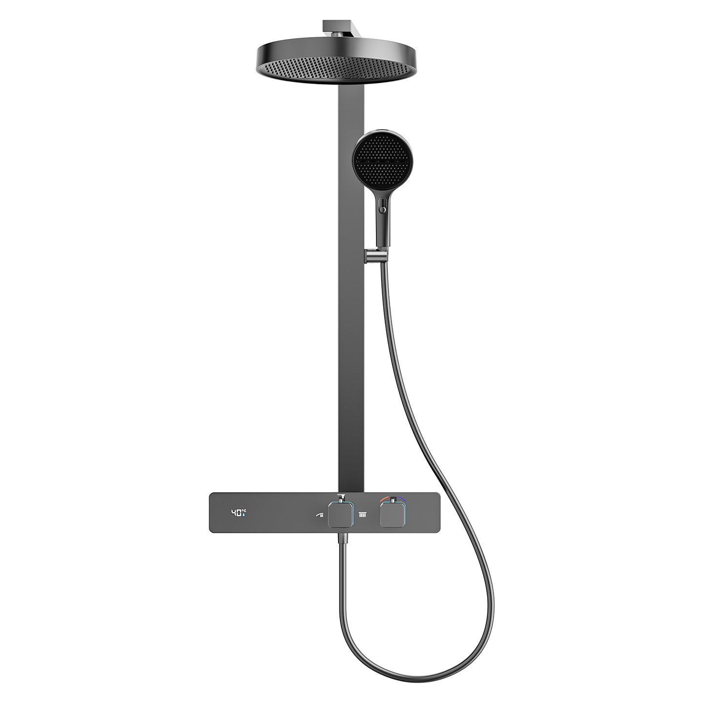Aluminum Quad Shower System